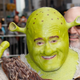 Image for article titled Remembering the time Regis Philbin dressed up like Shrek to make his pal Dave Letterman laugh